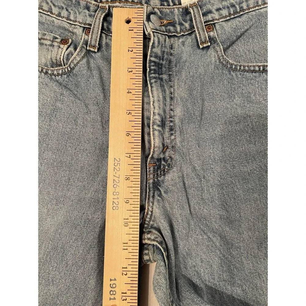 Levi’s 550 Jeans Men Size 34x30 Blue Denim Light Wash Vintage Actual (34x29.5)